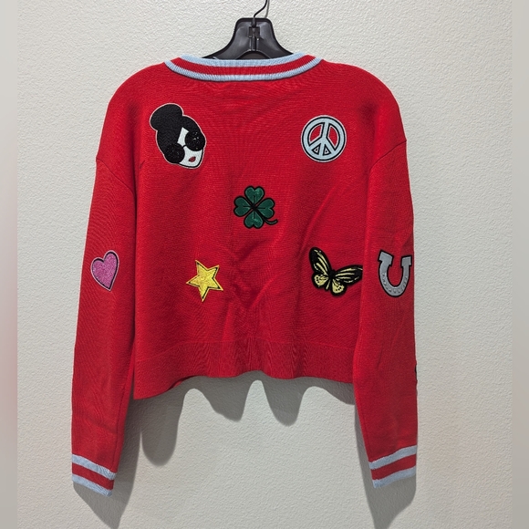 Alice + Olivia Gleeson Patchy Wool Sweater - Picture 4 of 11